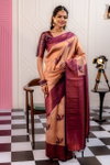 SF 677 Organic Banarasi Lichi Silk Designer Sarees Wholesale Shop In Surat
